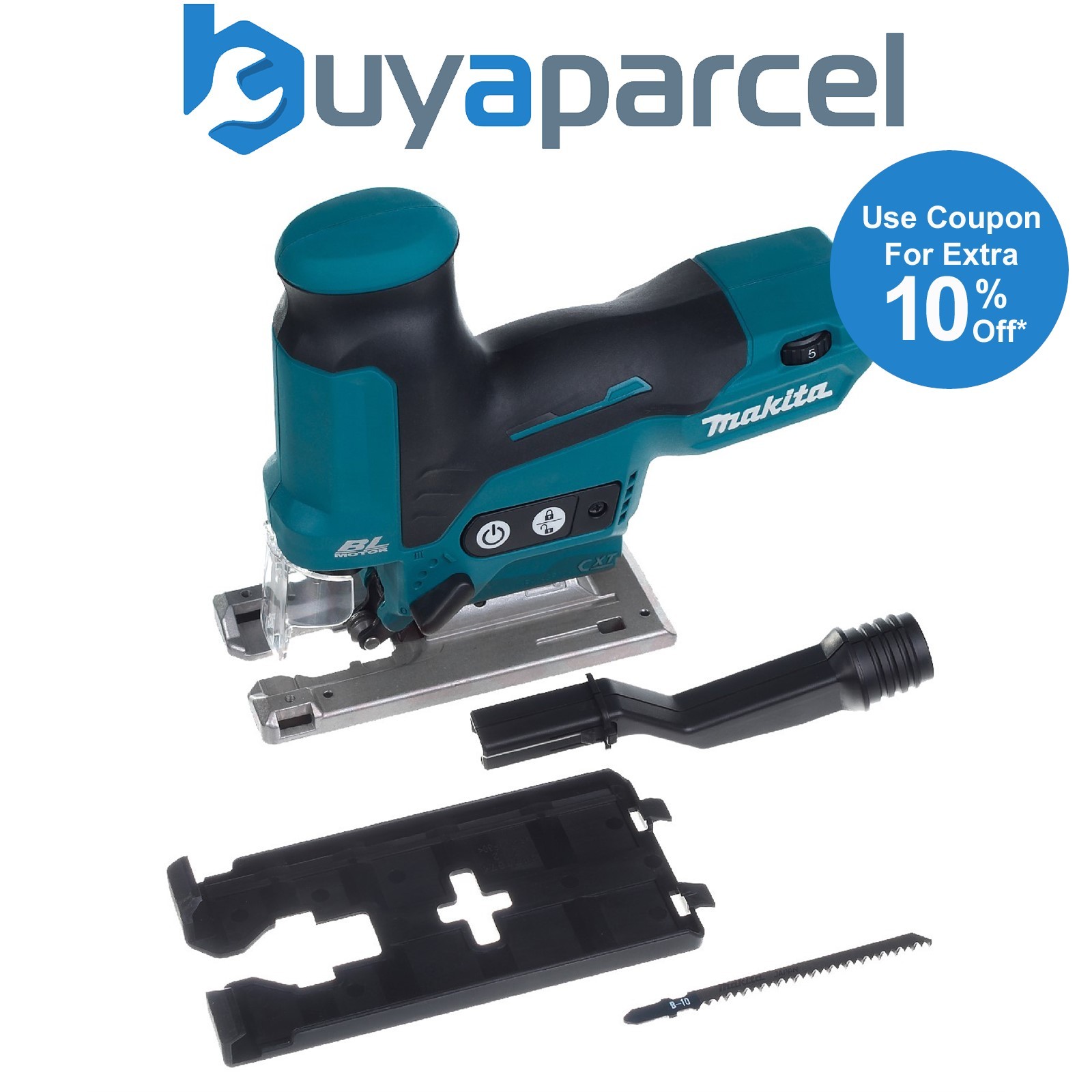 Makita JV102DZ 12v Brushless Cordless CXT Barrel Grip Jigsaw Lithium - Bare