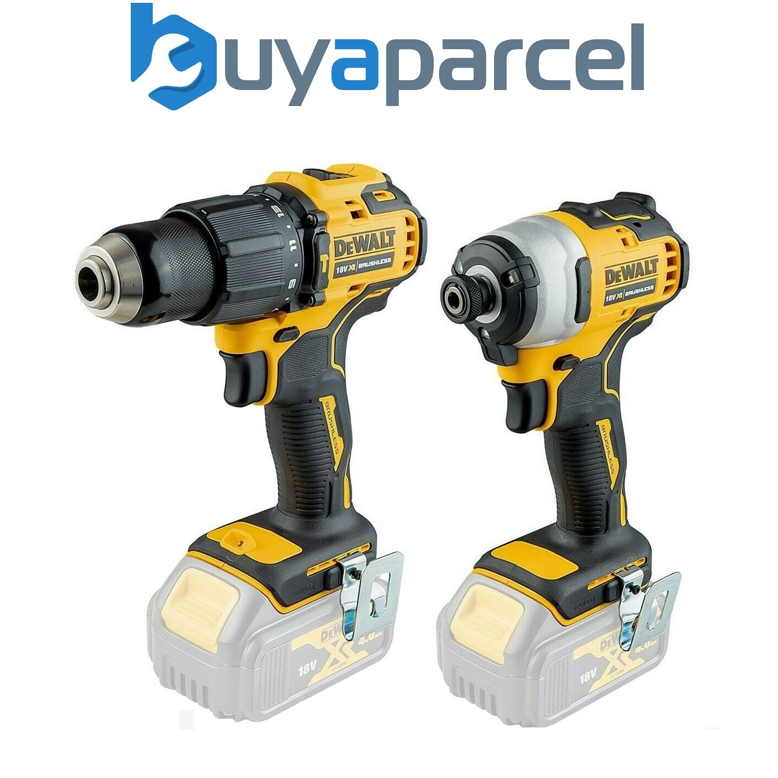 Dewalt DCK2062 18v Brushless DCD709 Combi Drill DCF809 Impact Driver Bare Tools