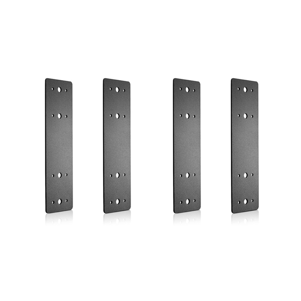 Post to Connectors 4PCS, Straight Steel Flat Plate, Mending Plate I Shape6523