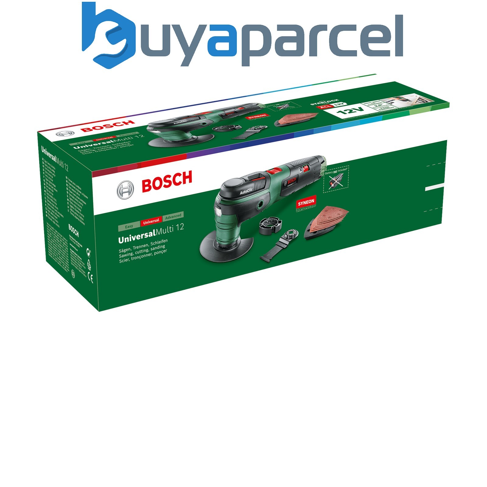 Bosch Cordless Multifunction Tool UniversalMulti 12 Carton box 0603103000