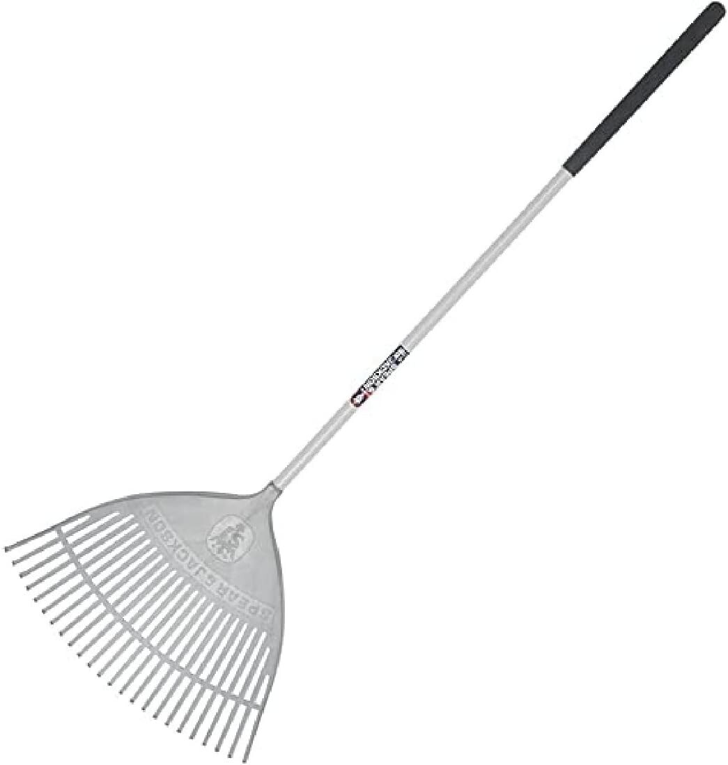 Spear & Jackson 3884NB Neverbend Plastic Leaf Rake with Tubular Steel Shaft