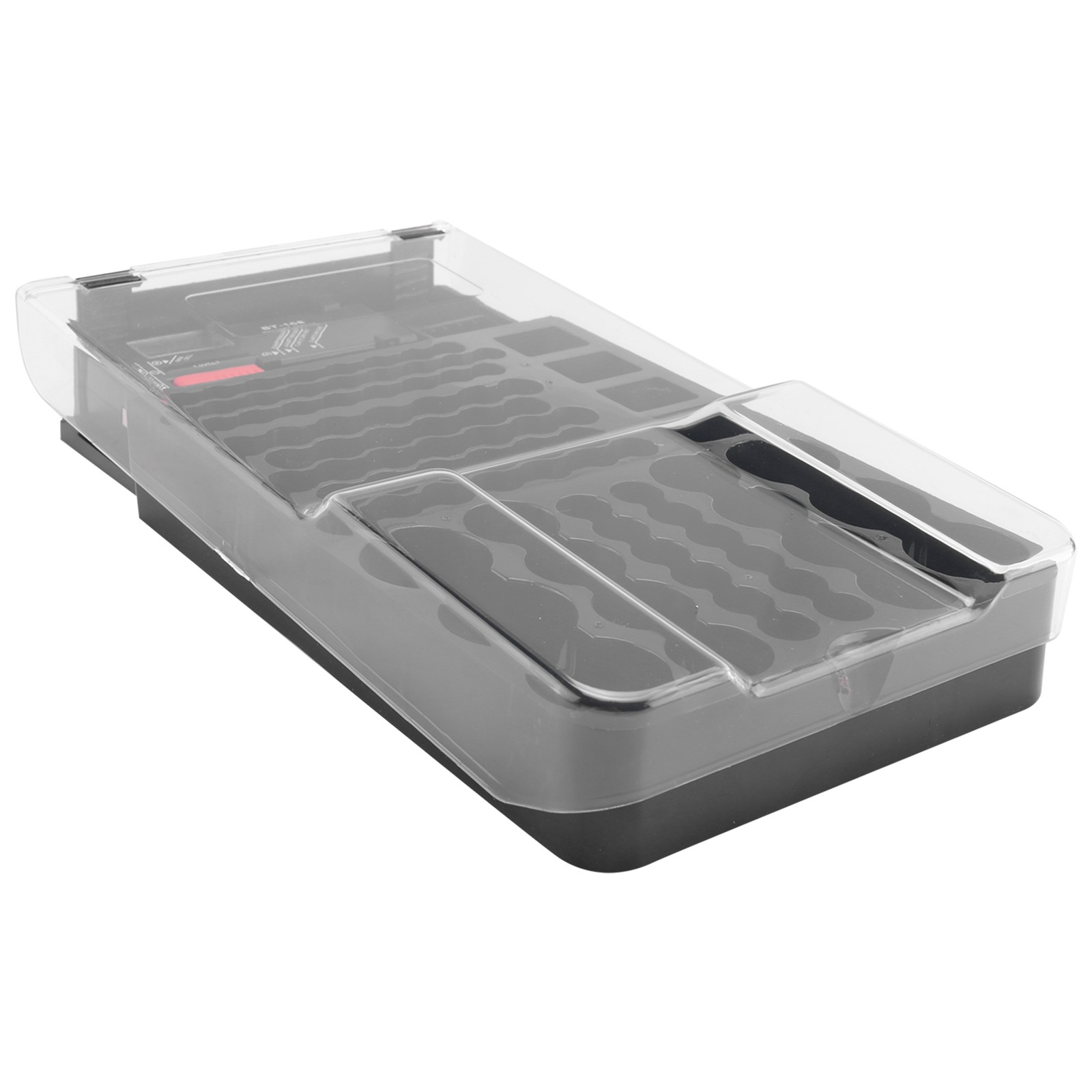the Battery Storage Case,Organizer with Hinged Clear Cover, with Battery9527