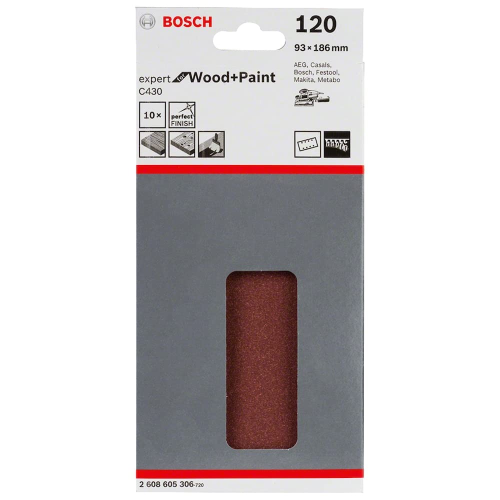 BOSCH 10 BOSCH C430 Expert for Wood and Paint Schleifbla NEW