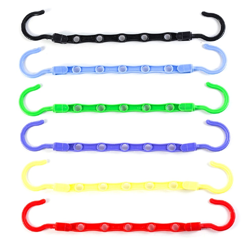 30PCS Space Saving Hangers Sturdy Plastic Holder Heavy Clothes Organizer1477