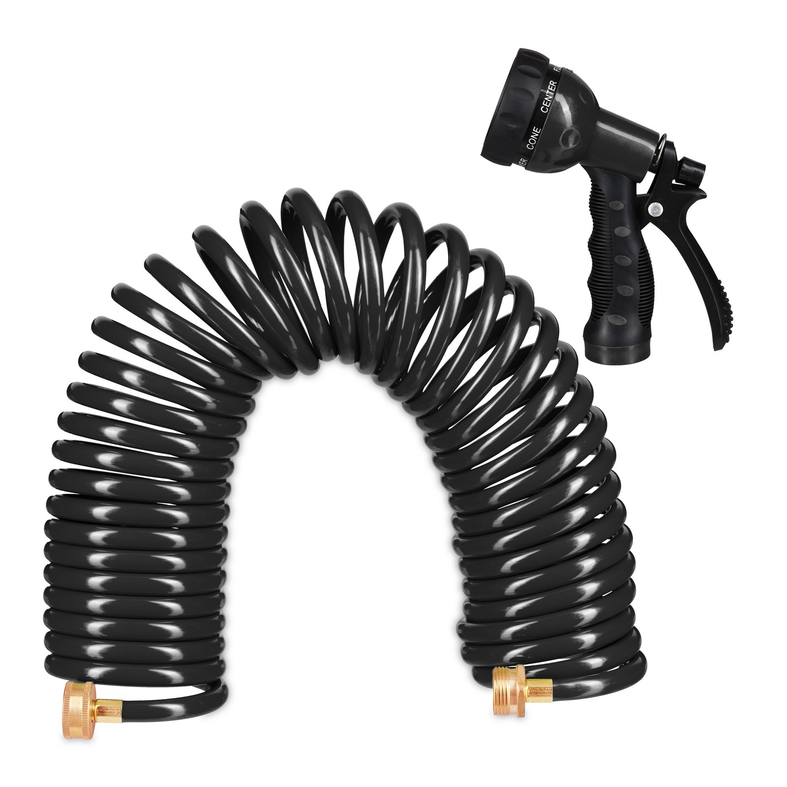 Spiral hose Compact Hosepipe Lightweight 7 Settings Expandable Garden Hose