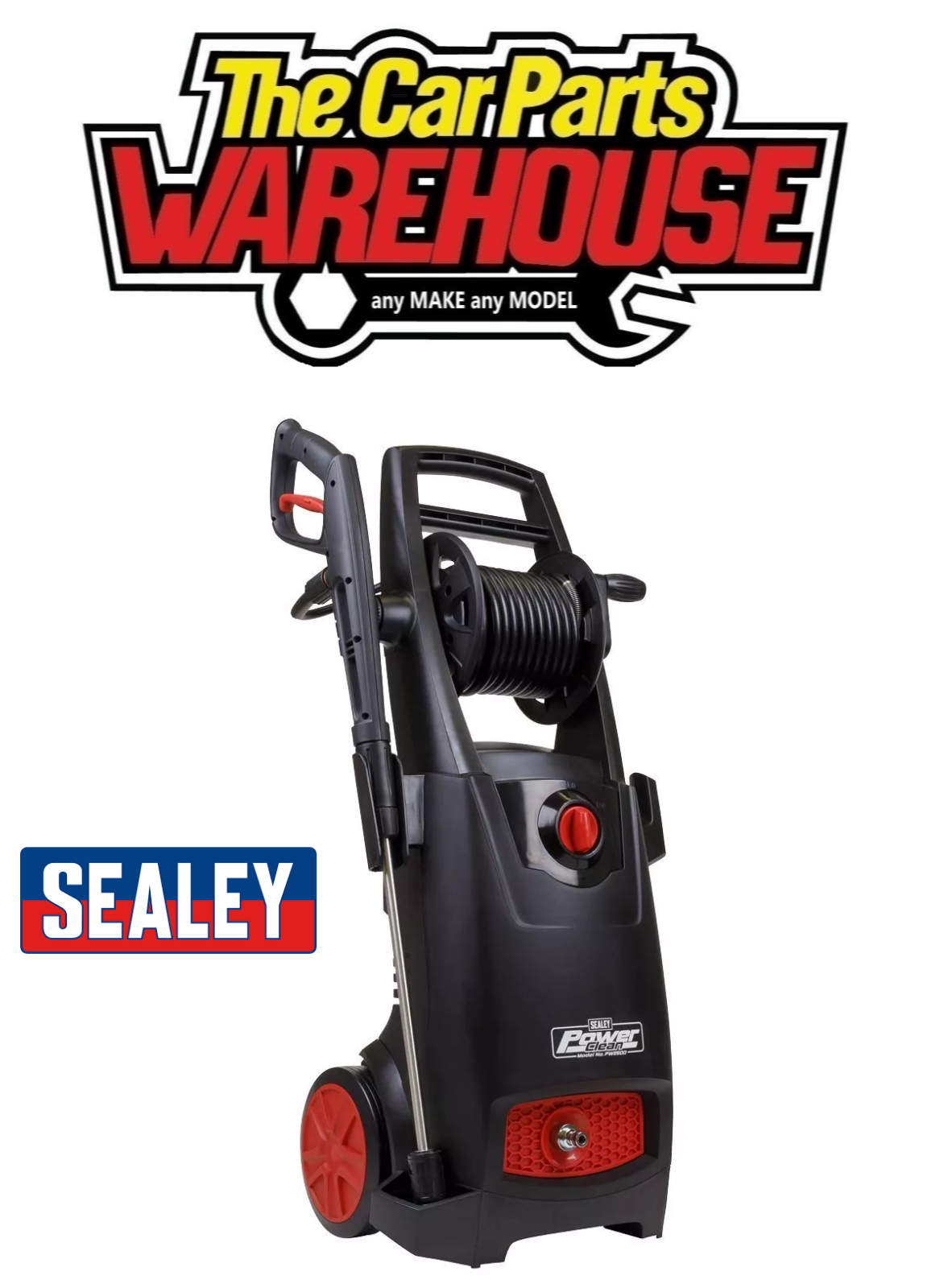 Sealey PW2500 Pressure Washer 170bar with TSS & Rotablast Nozzle 230V