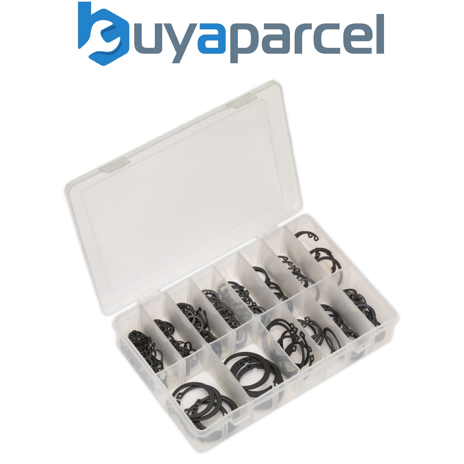 Sealey AB017CC Circlip Assortment Internal & External 200pc