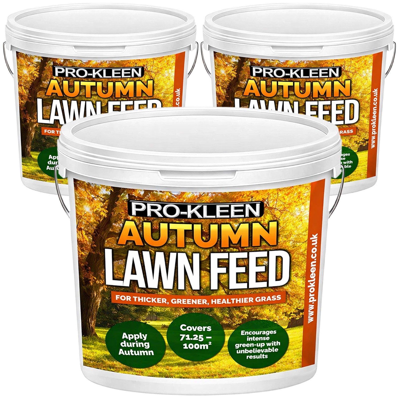 ProKleen Autumn Lawn Feed Fertiliser Grass Green Spreader Granules 7.5KG