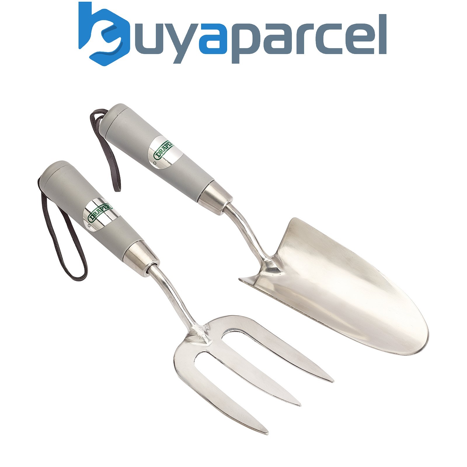 Draper 83773 Stainless Steel Hand Fork and Trowel Set (2 Piece)