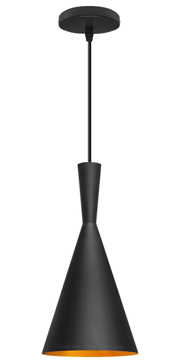 Retro Vintage Industrial Black Metal Hanging Ceiling Pendant Light Shade M0205