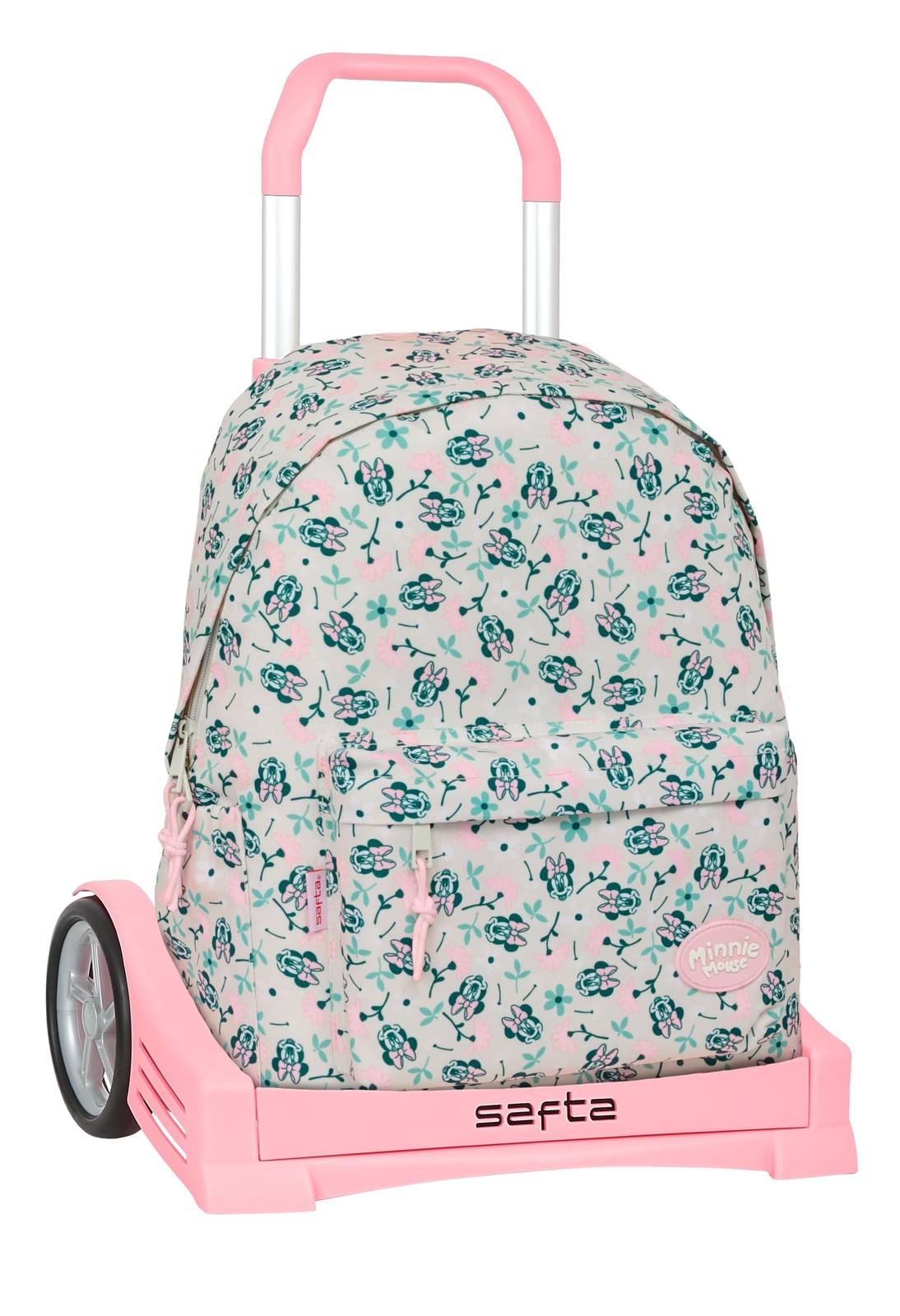 MINNIE MOUSE MINTY – School Backpack 775, Ergonomic Back, with Safta Evolution T