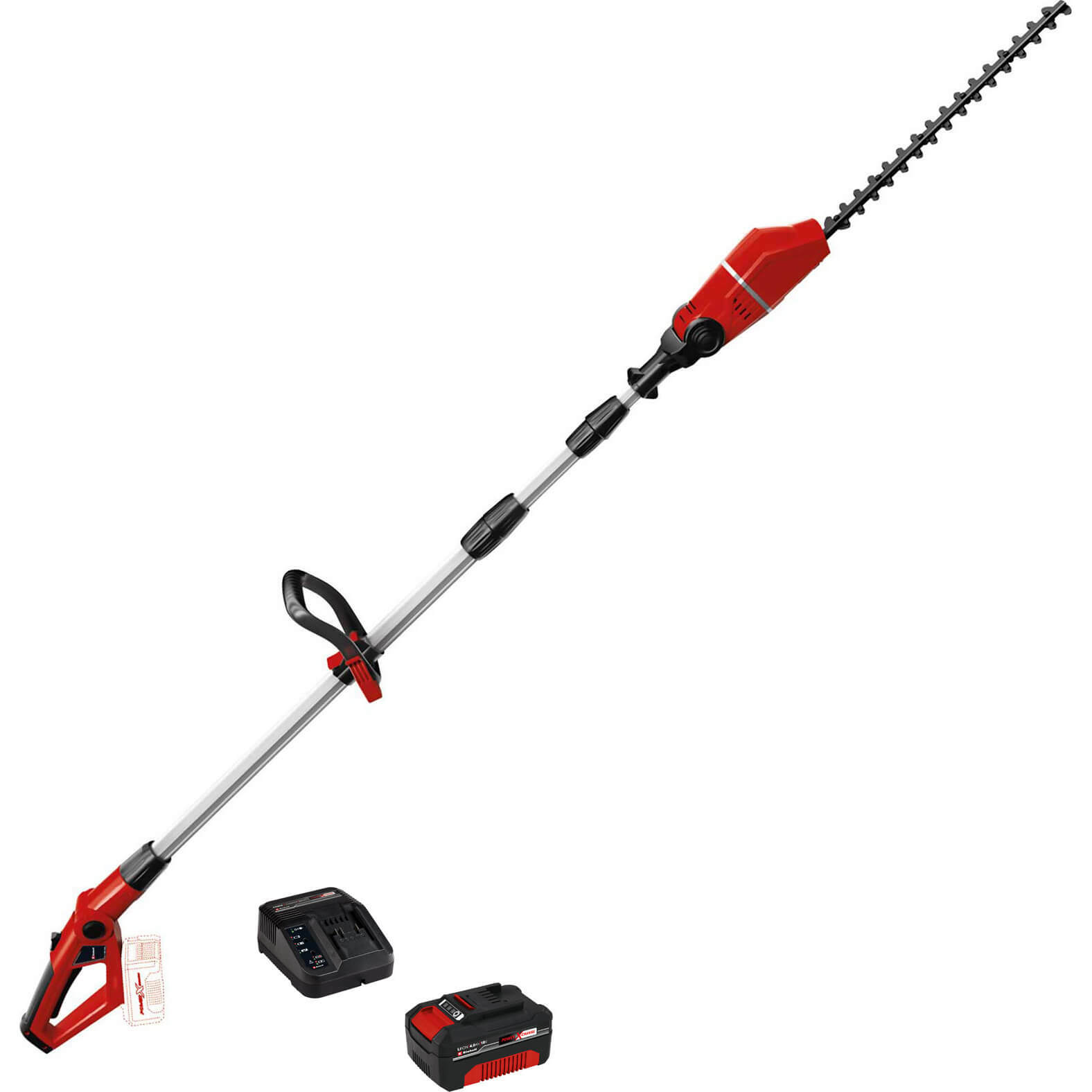 Einhell GE-HH 18/45 Li T 18v Cordless High Reach Hedge Trimmer 450mm 1 x 4ah Li-