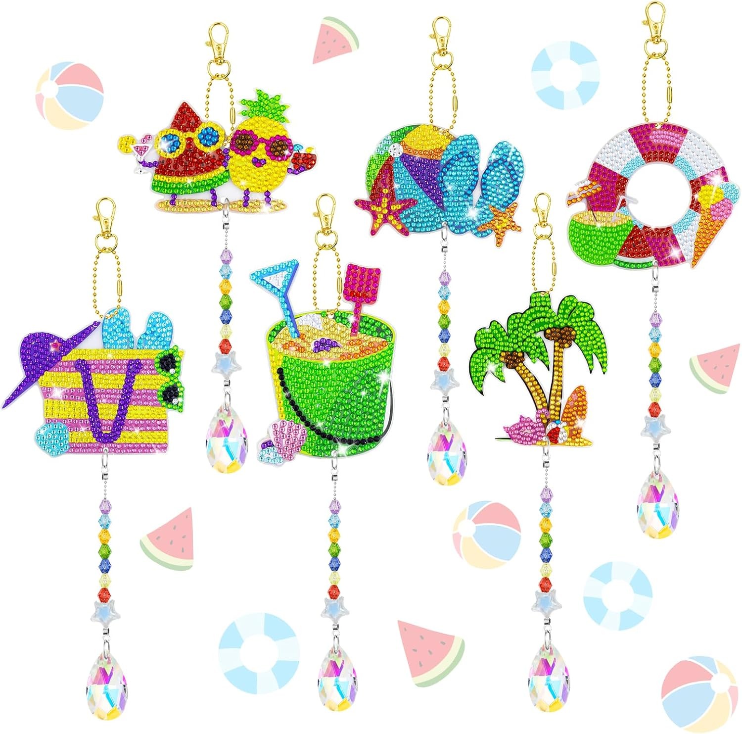 5D Diamond Painting Wind Chimes Kit Crystal Wind Chime Diamond Painting Kits Do