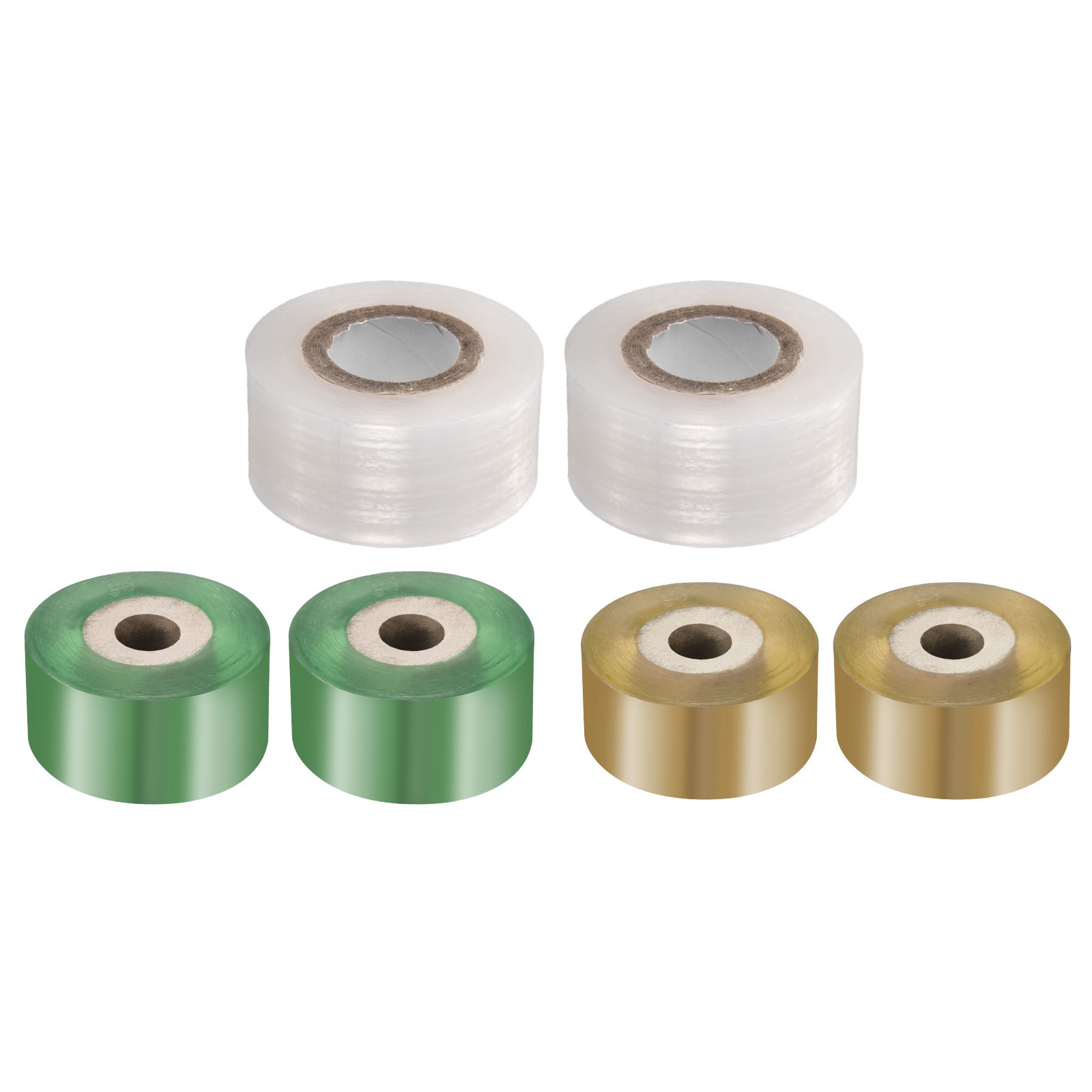 6 Rolls 2CM 2.5CM 3CM Width 100M Long Fruit Tree Grafting Tape, 3 Colors