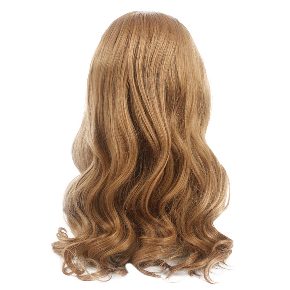 2X(European and American Center-Parted Long Curly Hair Chemical Fiber Wig9441