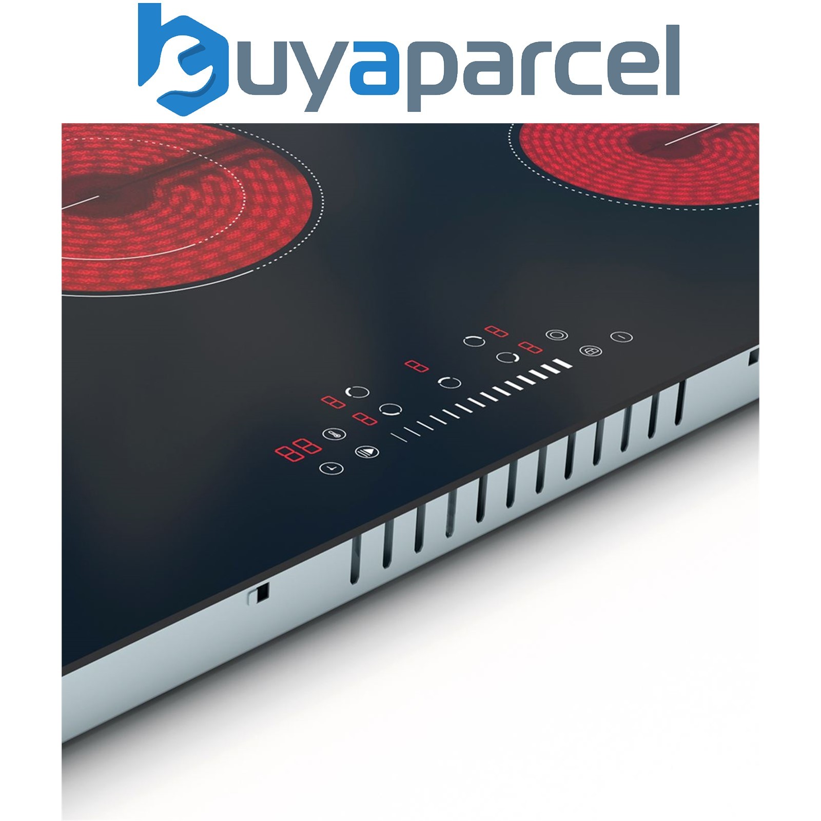 Sealey DH175 Baridi Integrated Ceramic Hob with 5 Cooking Zones 77cm - Black Gla