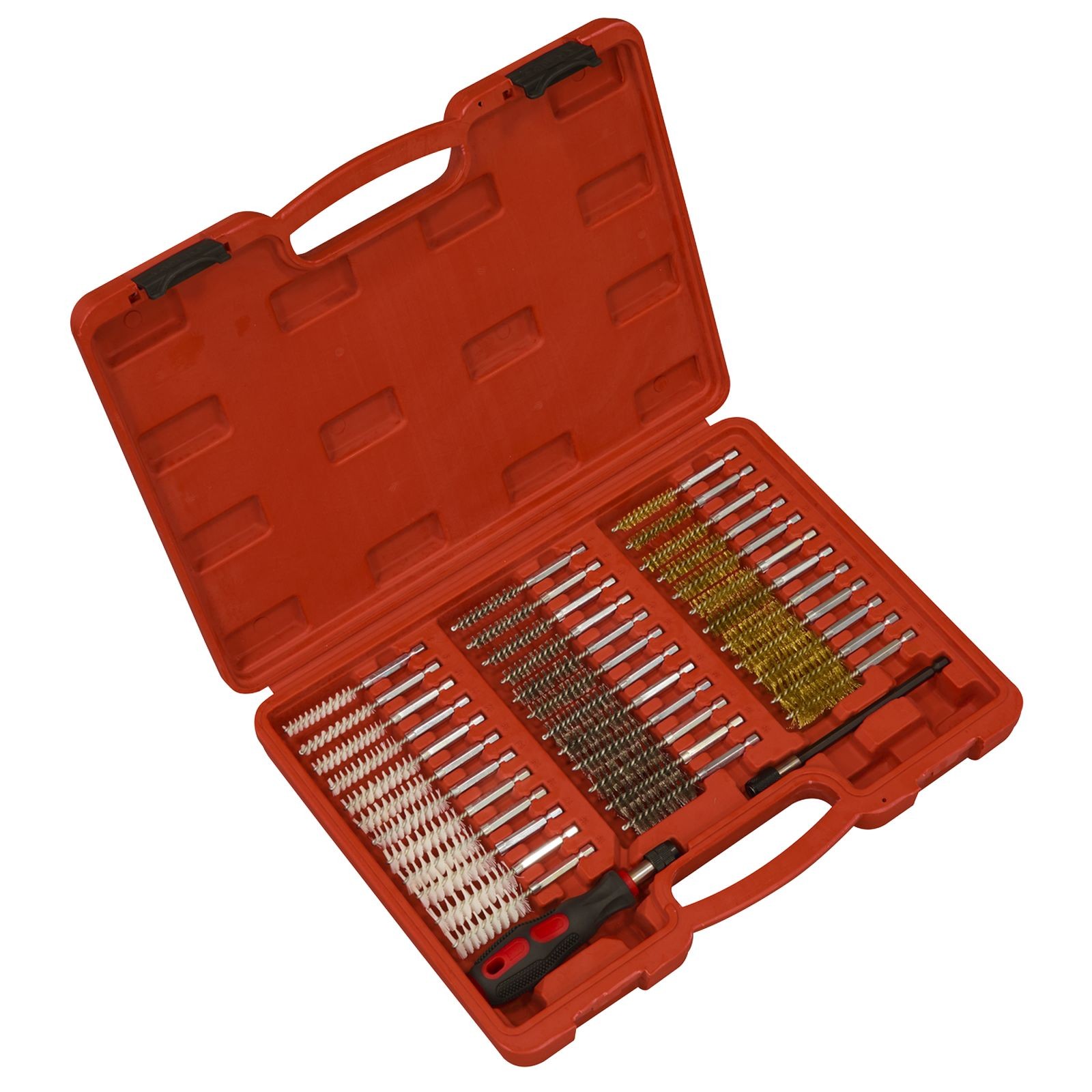 Sealey 38pc Cleaning Brush Set Injector Bore - VS1910