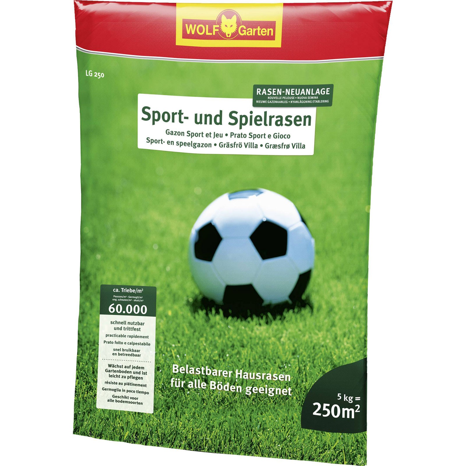 WOLF-Garten Sport & Play Lawn Heavy-duty covers 250 m² 5kg