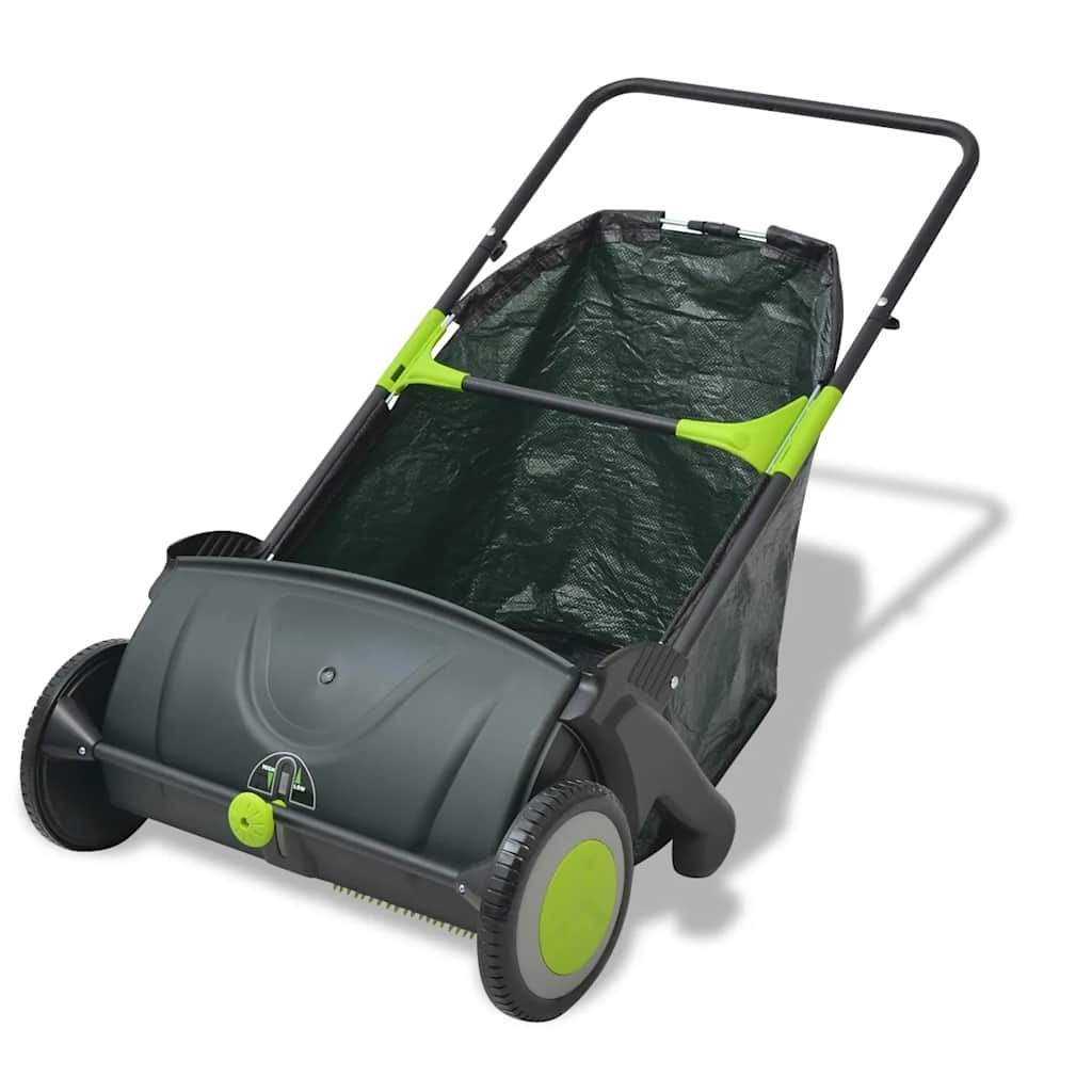 Outdoor Garden Power Lawn Sweeper Leaf Grass Collector Remover 103 L vidaXL