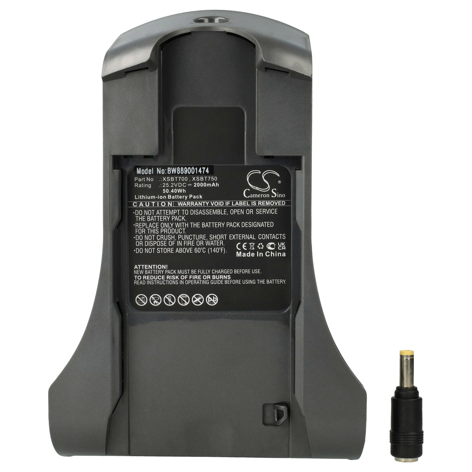 Battery for Shark DuoClean IZ201 IZ251 2000mAh 25.2V