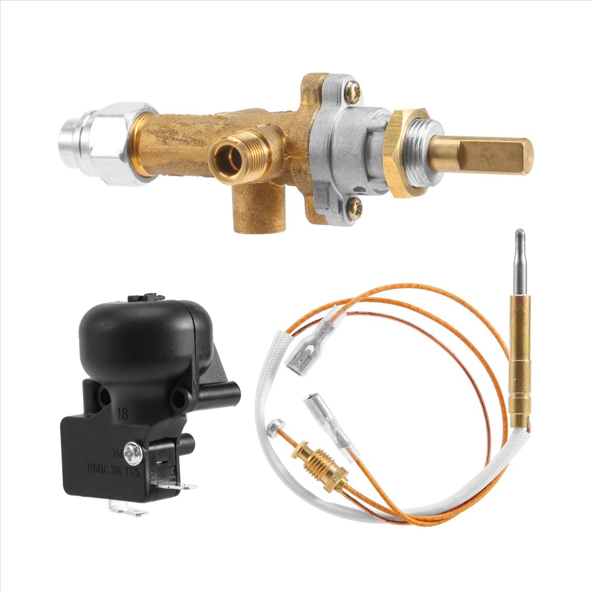 3X(Gas Patio Heater Control Thermocouple Sensor Dump Knob Propane Lpg2340