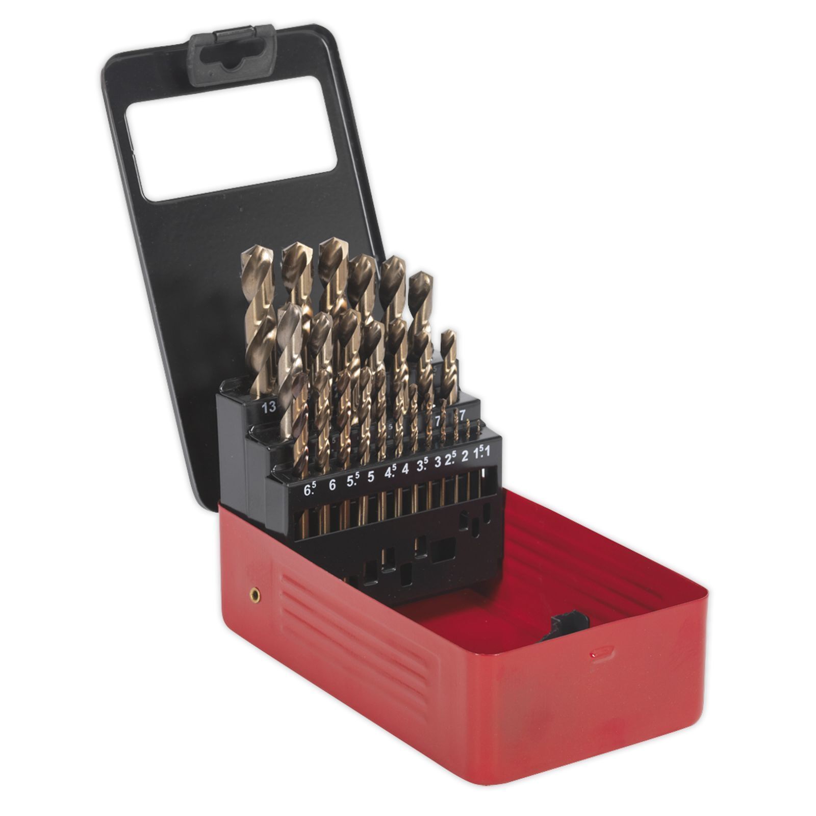 Sealey Cobalt Drill Bit Set 25pc Metric Drill Sets, Power Tool Equipment AK4702