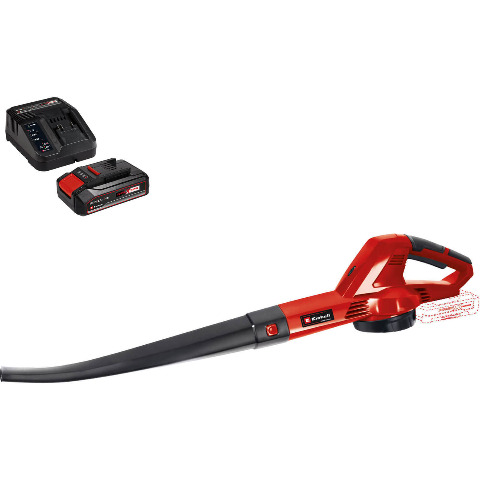 Einhell GE-CL 18 Li E 18v Cordless Leaf Blower 1 x 2.5ah Li-ion