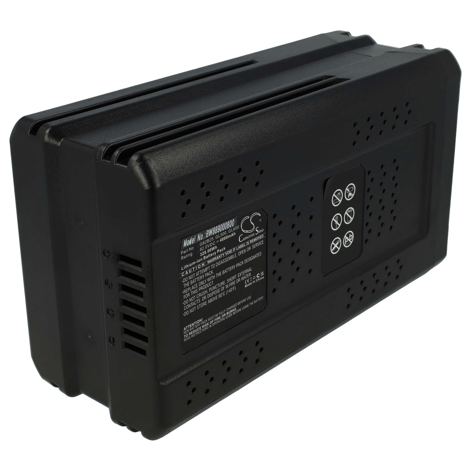 Battery for Greenworks GC82PS GM210 GMS210 GREEN-GBB600 GC82LM46 4000mAh 82V