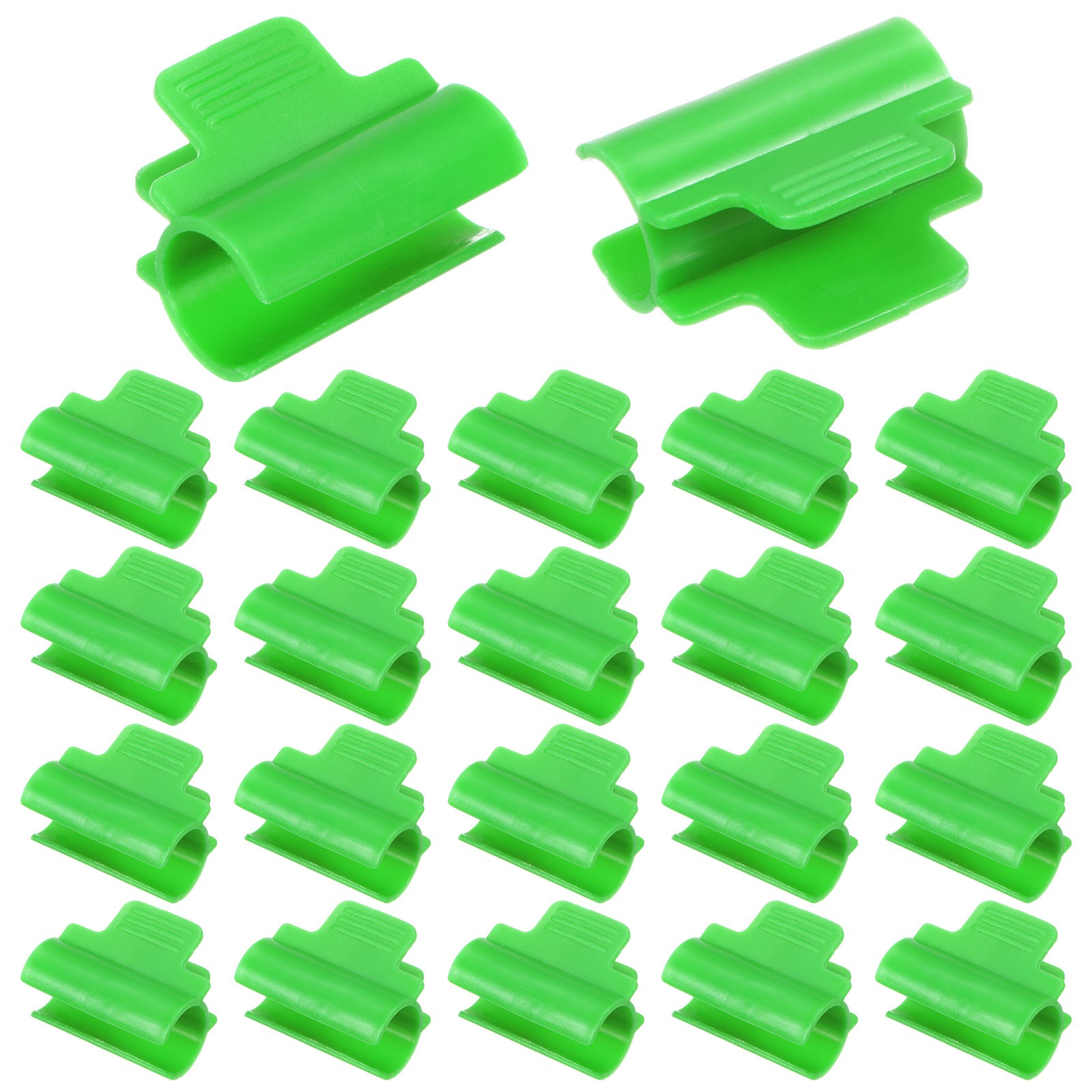 60-Pack Greenhouse Buckle for 3/4" PVC Pipe,Greenhouse Film Buckle[Green]