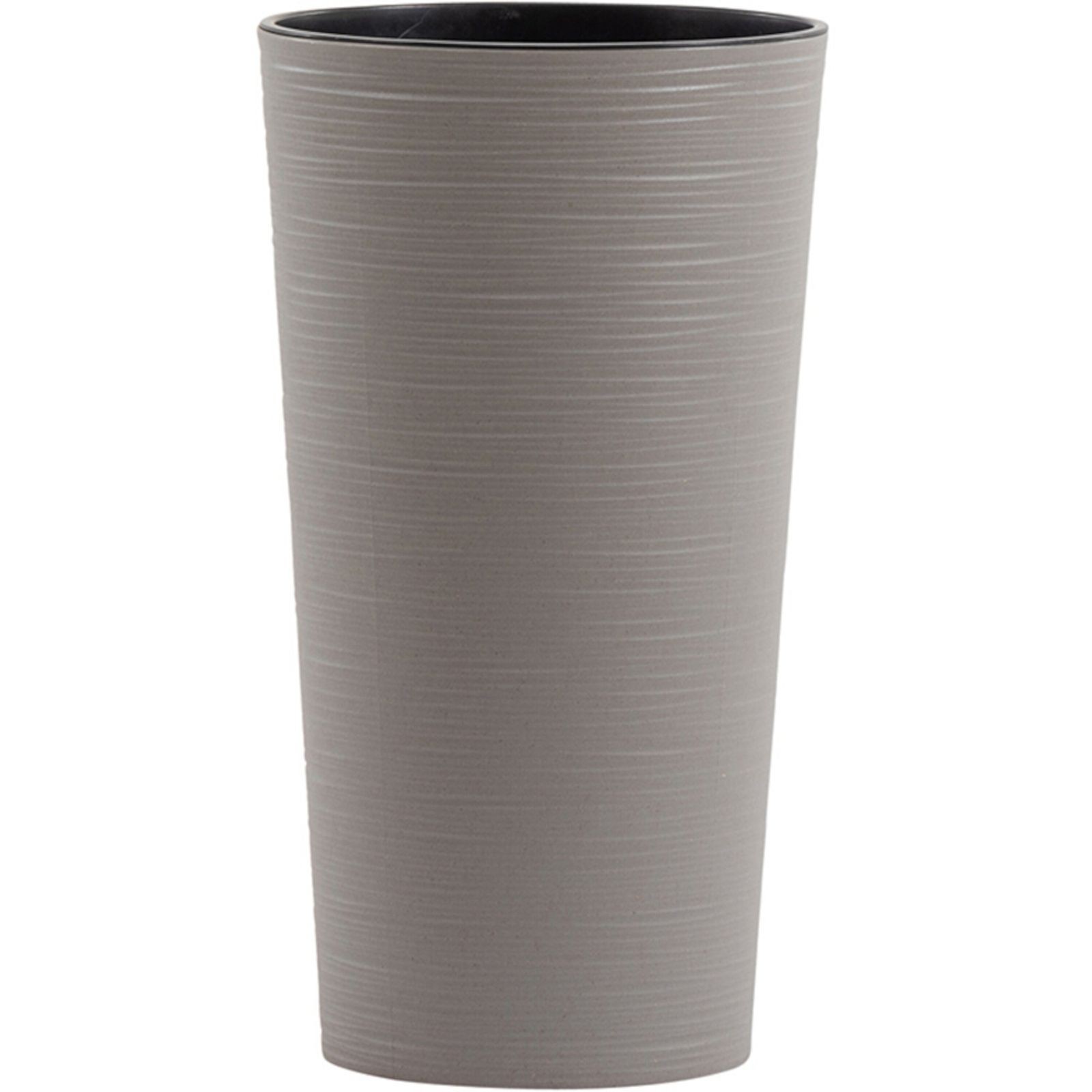 Plant Pot LOCON GROOVE Gray Ø 25 X 46.5 Cm