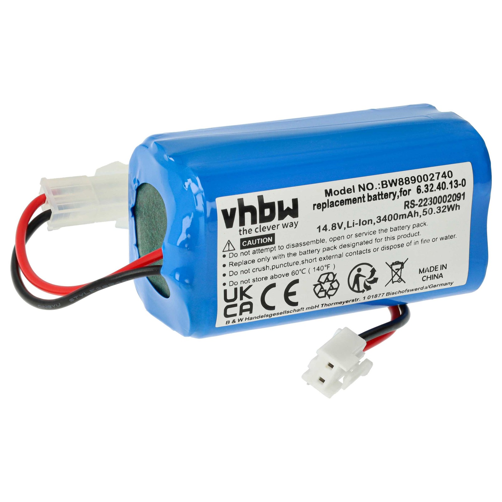 Battery for Rowenta RR 7747 WH 4Q0 RR 7755 WH 4Q0 RR7 3400mAh 14.8V