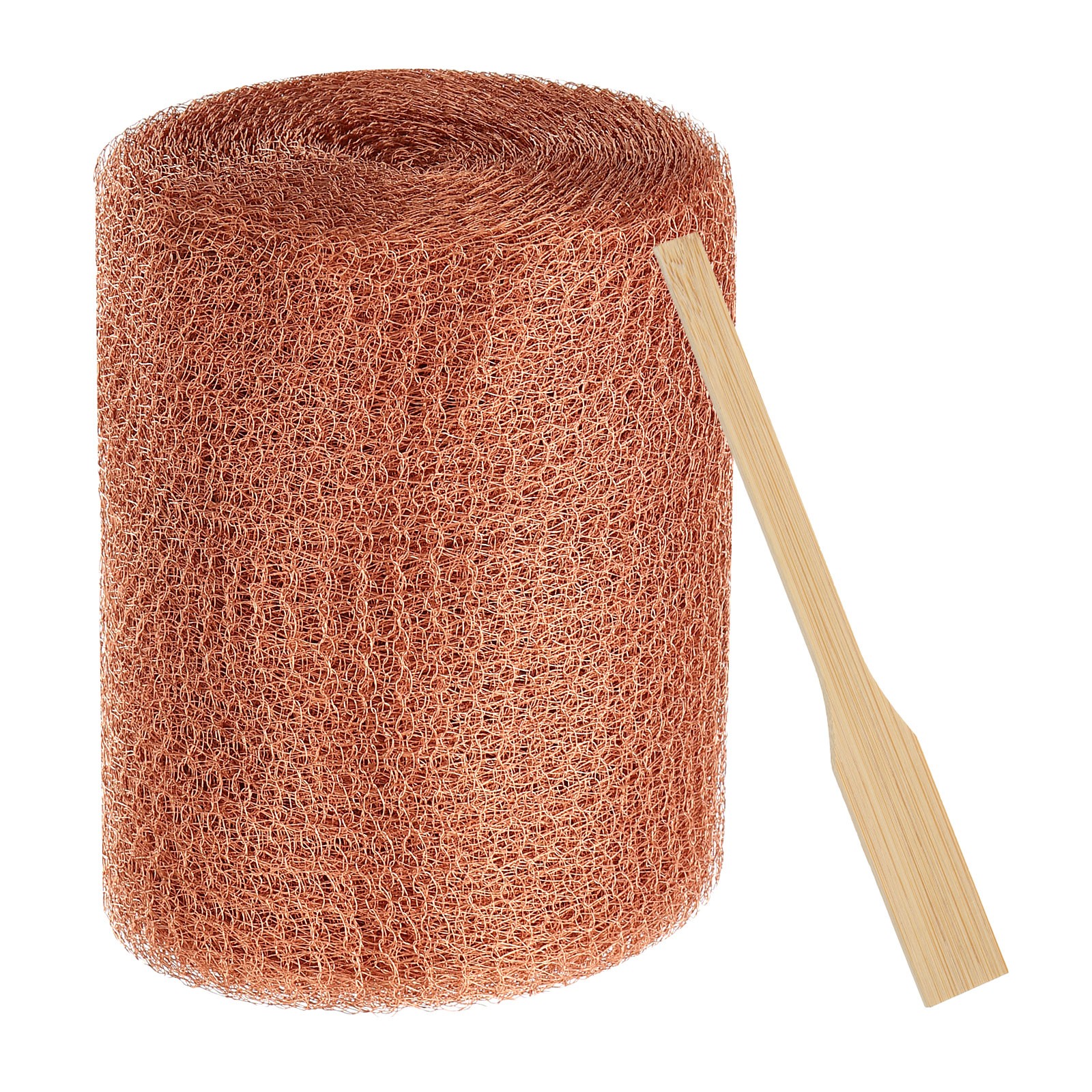 5"x30' Copper Mesh Roll 99.9% Pure Copper Wire Mesh Screen with Packing Tool