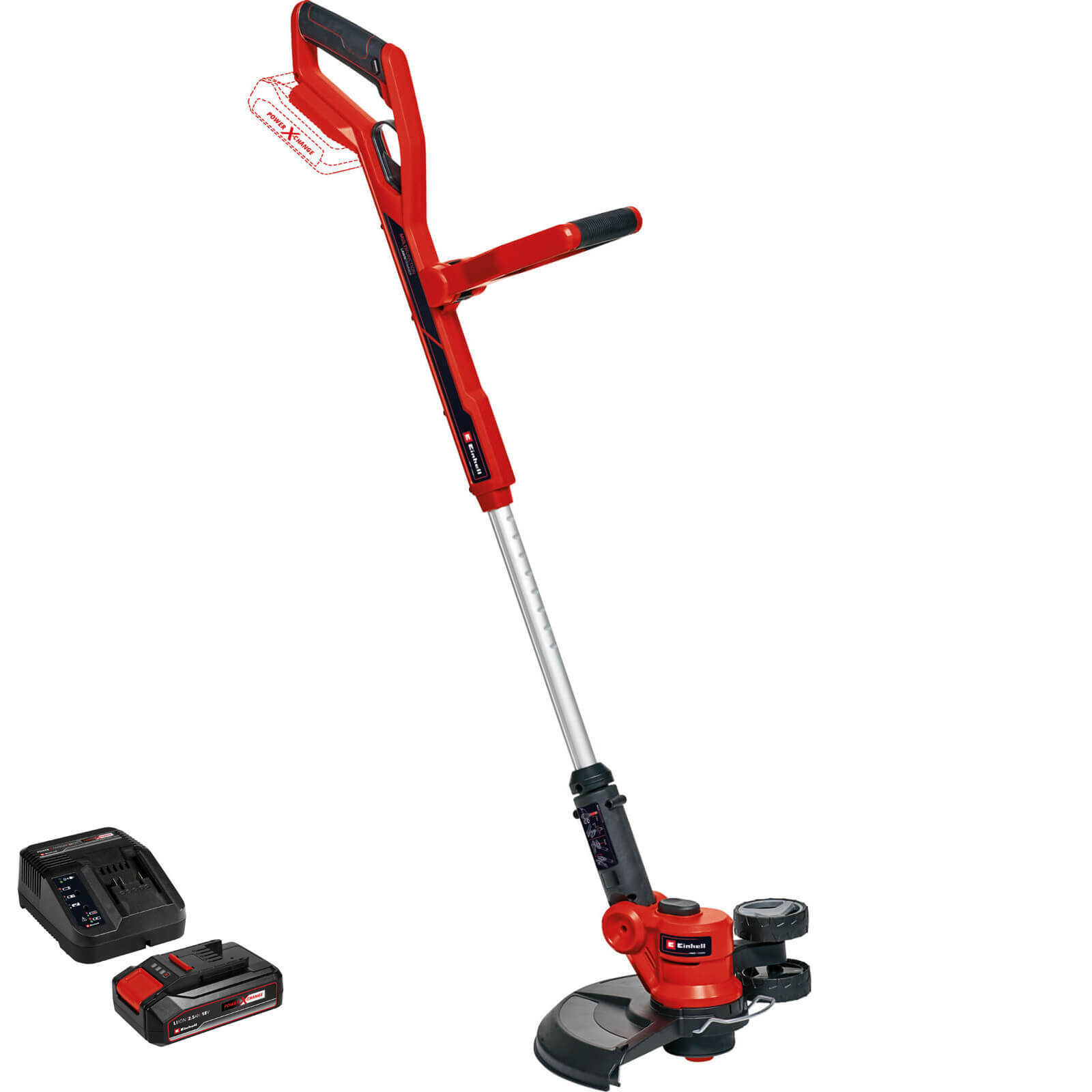 Einhell GE-CT 18/30 Li 18v Cordless Telescopic Grass Trimmer and Edger 300mm 1 x