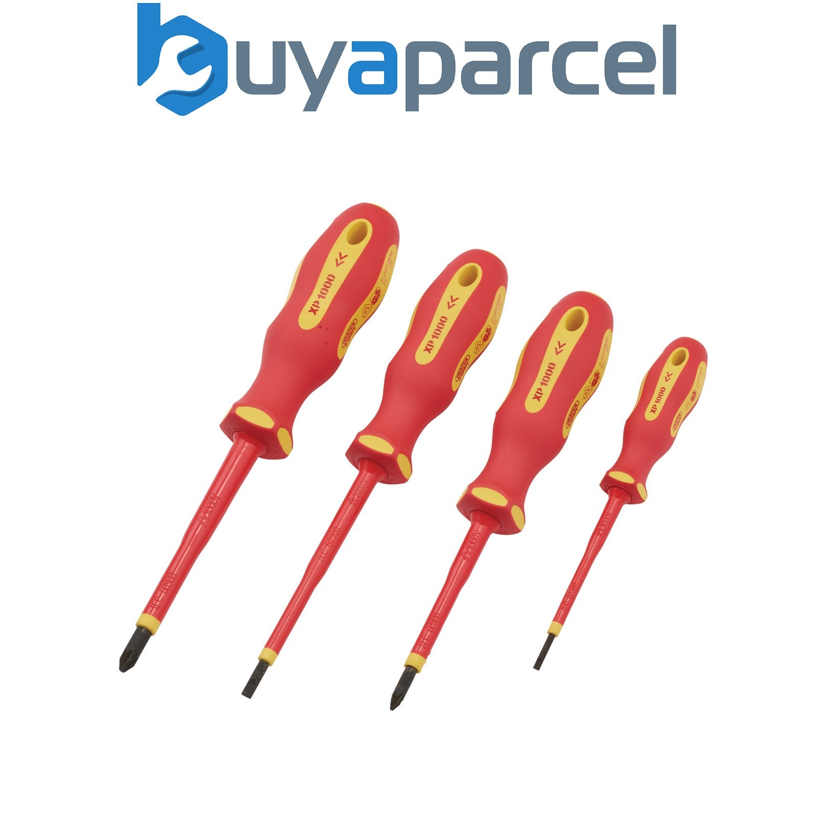 Draper 64693 XP1000 VDE Screwdriver Set (4 Piece)