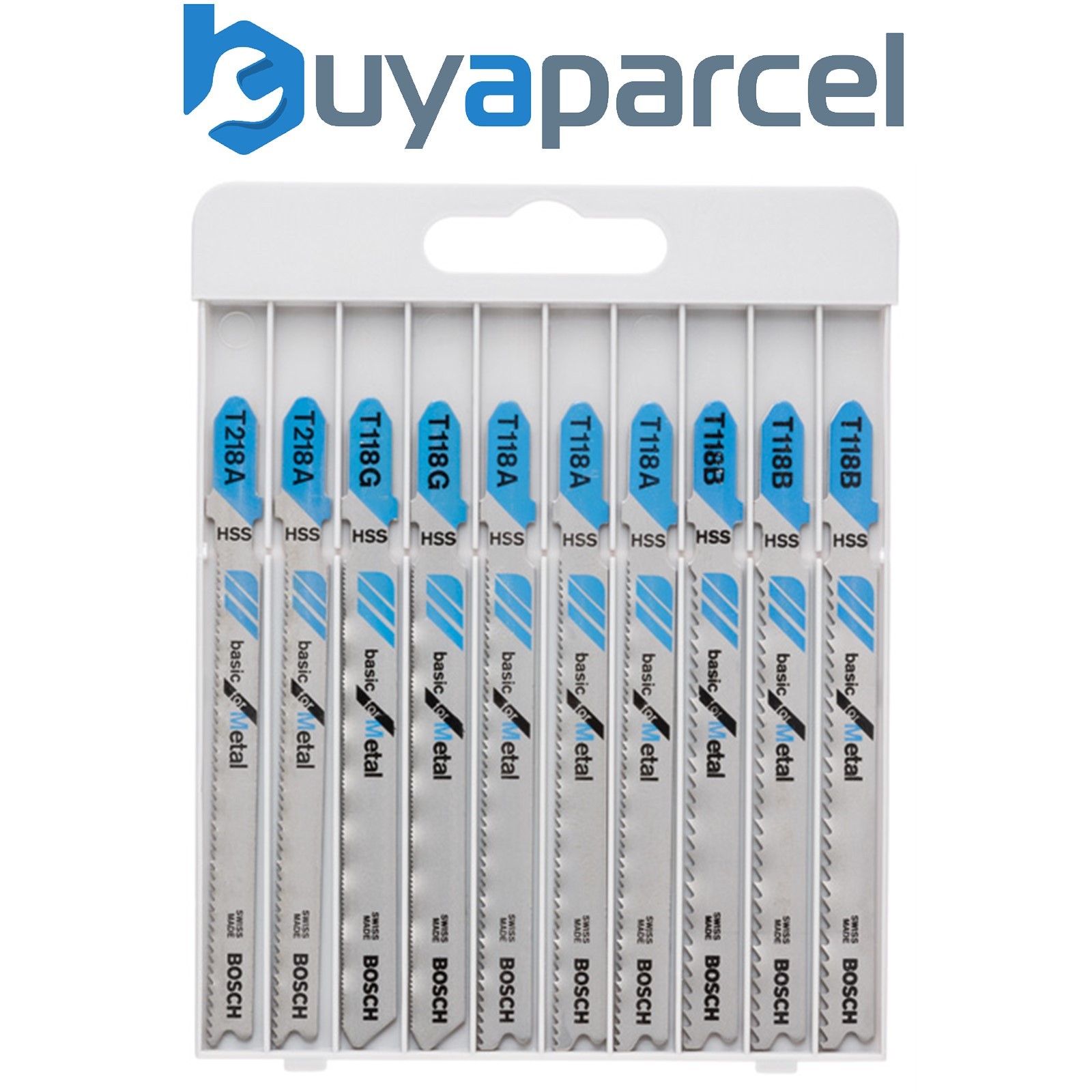 Bosch 10-piece jigsaw blade set Basic for Metal 2607010631