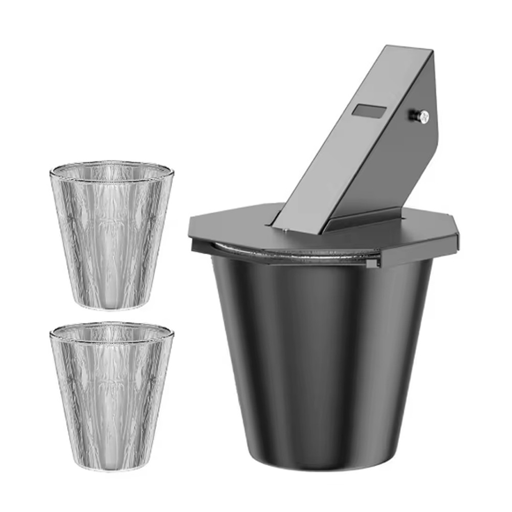 Grease Bucket Drip Bucket Drip Bucket with Grease Trap Funnel for BBQ &8349