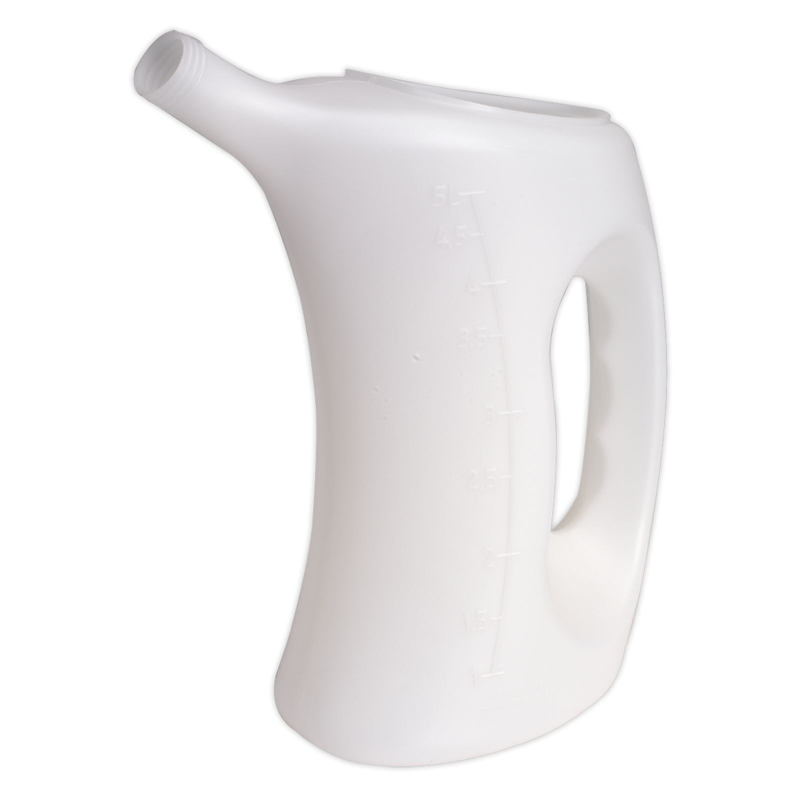 Sealey Measuring Jug with Rigid Spout 5ltr Measuring Tool/Equipment J5