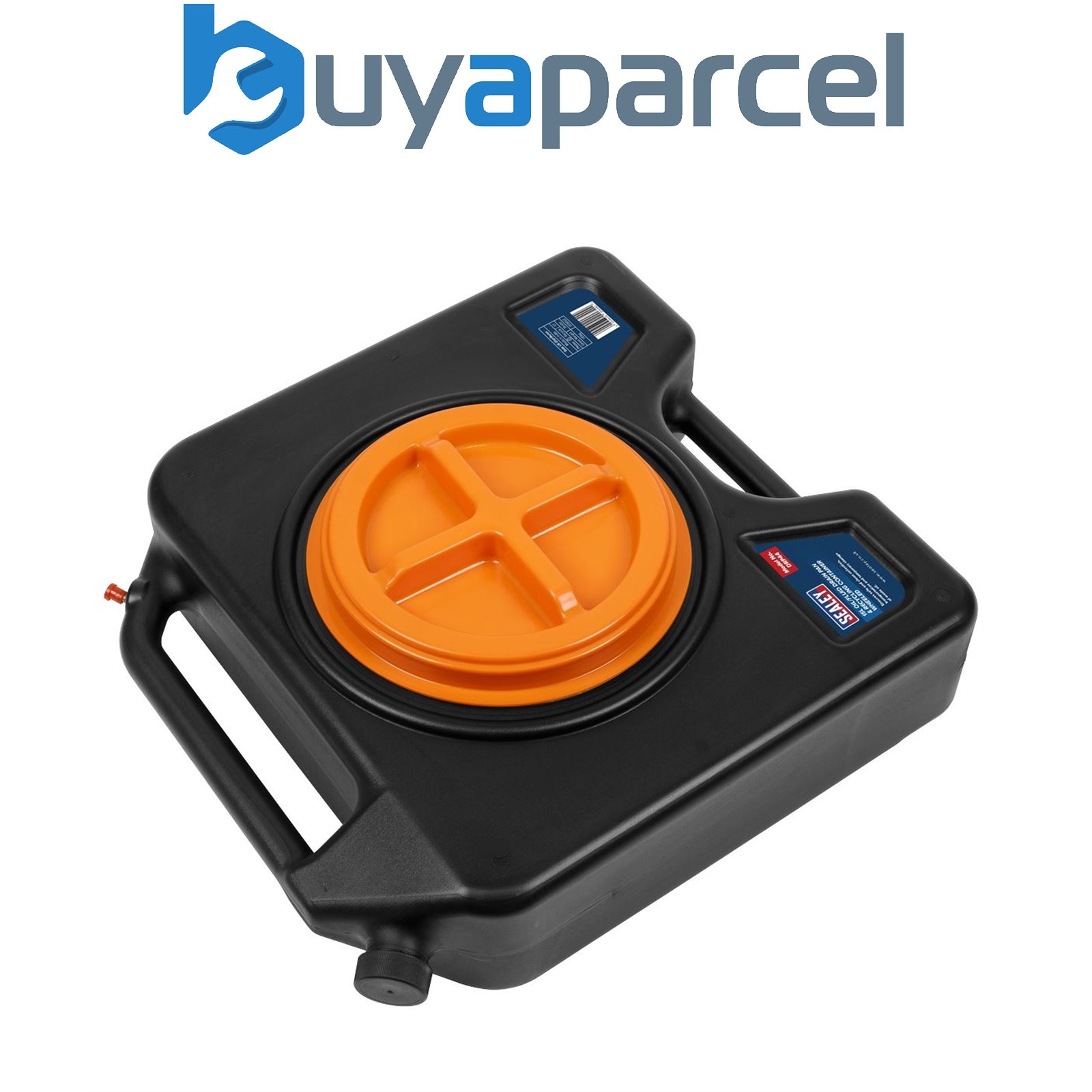 Sealey DRP44 Oil/Fluid Drain & Recycling Container with Wheels 15L