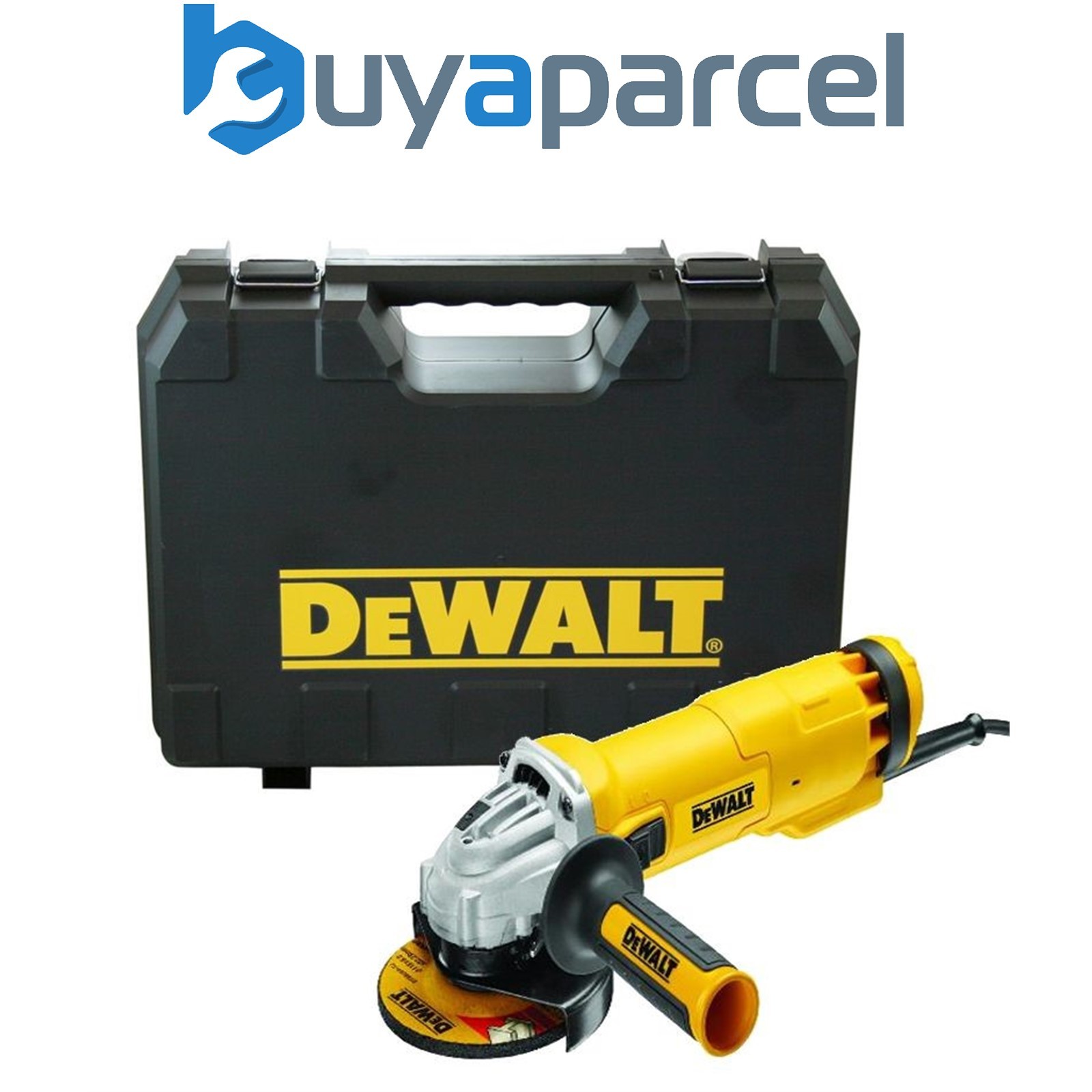 Dewalt DWE4206K 240v Corded 1000w Angle Grinder & Kit Box 115mm 4.5" DWE4206