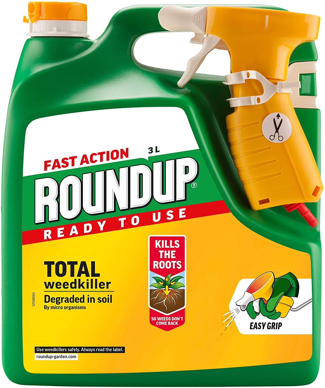Roundup Fast Action Weedkiller 3L