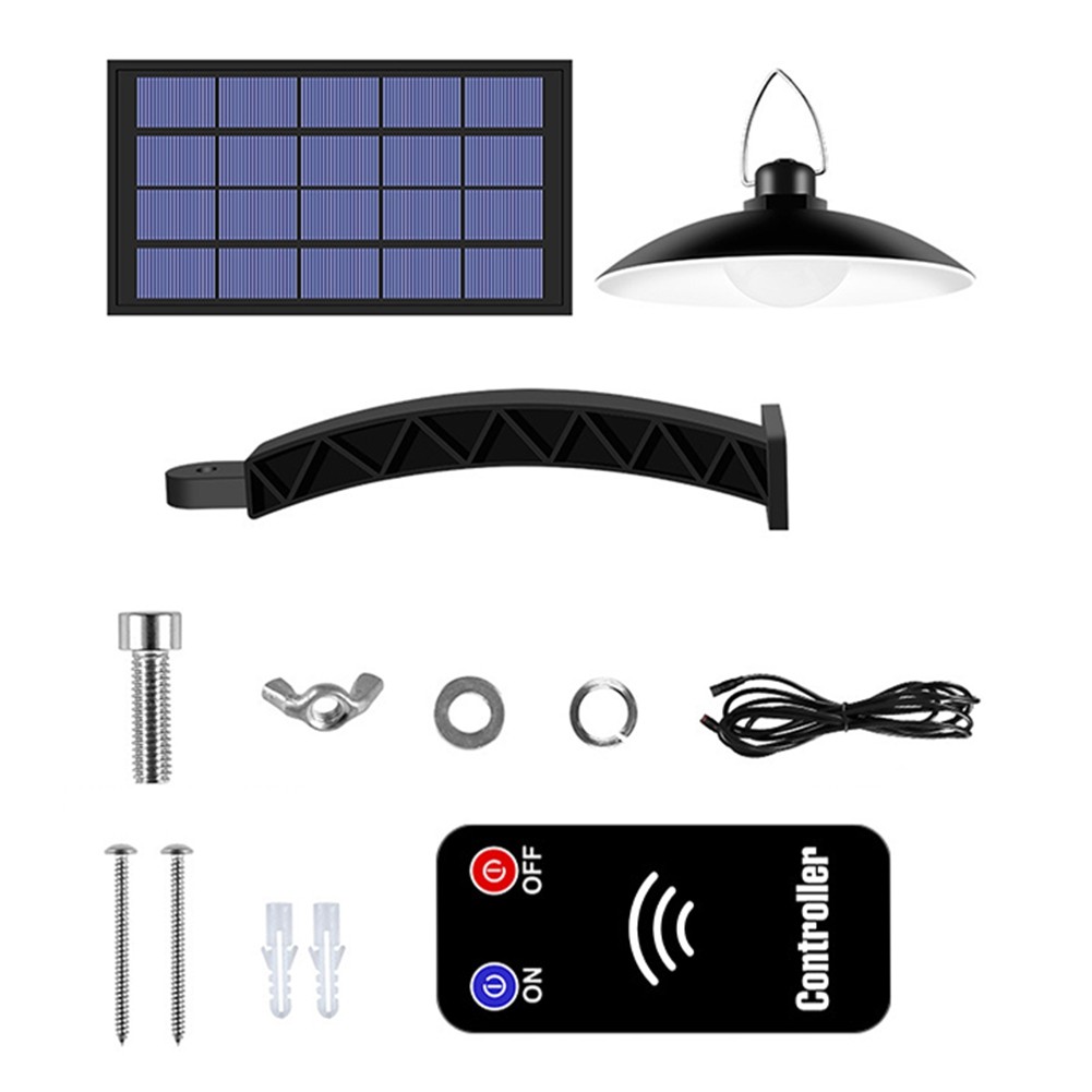 2X(Solar Powered Pendant LED Solar Light Hanging Outdoor Lamp Courtyard7957