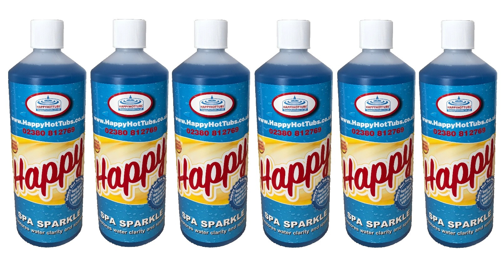 6 x 1 Litre Spa Sparkle *BULK BUY* Clarifier Spas Hot Tub CLEAR WATER FLOC Clean