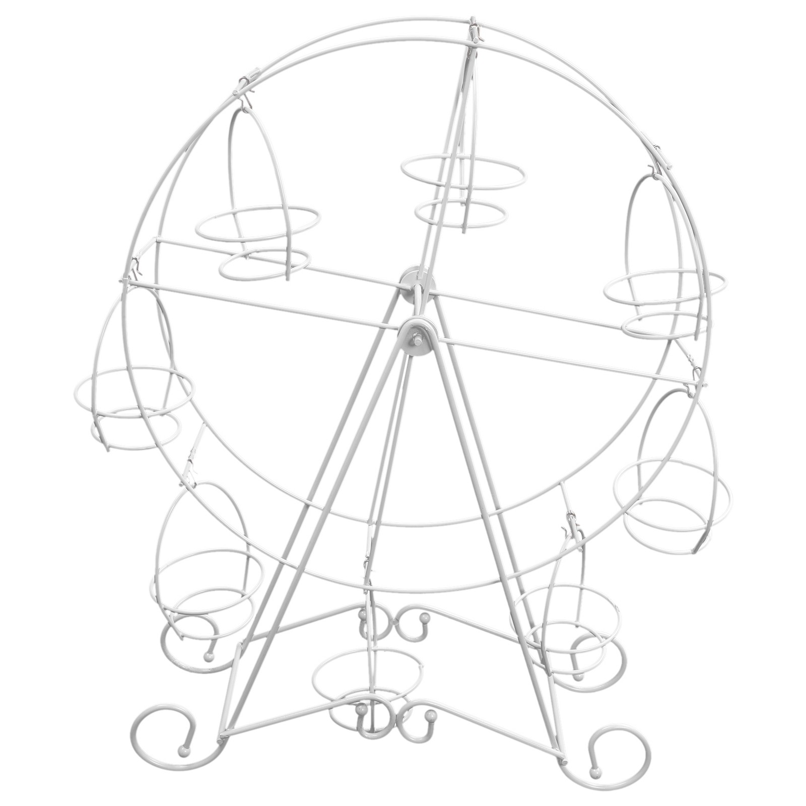 Party Rotatable Pastry Cupcake Holder 8 Cups Supplies Cake Stand Ferris2127