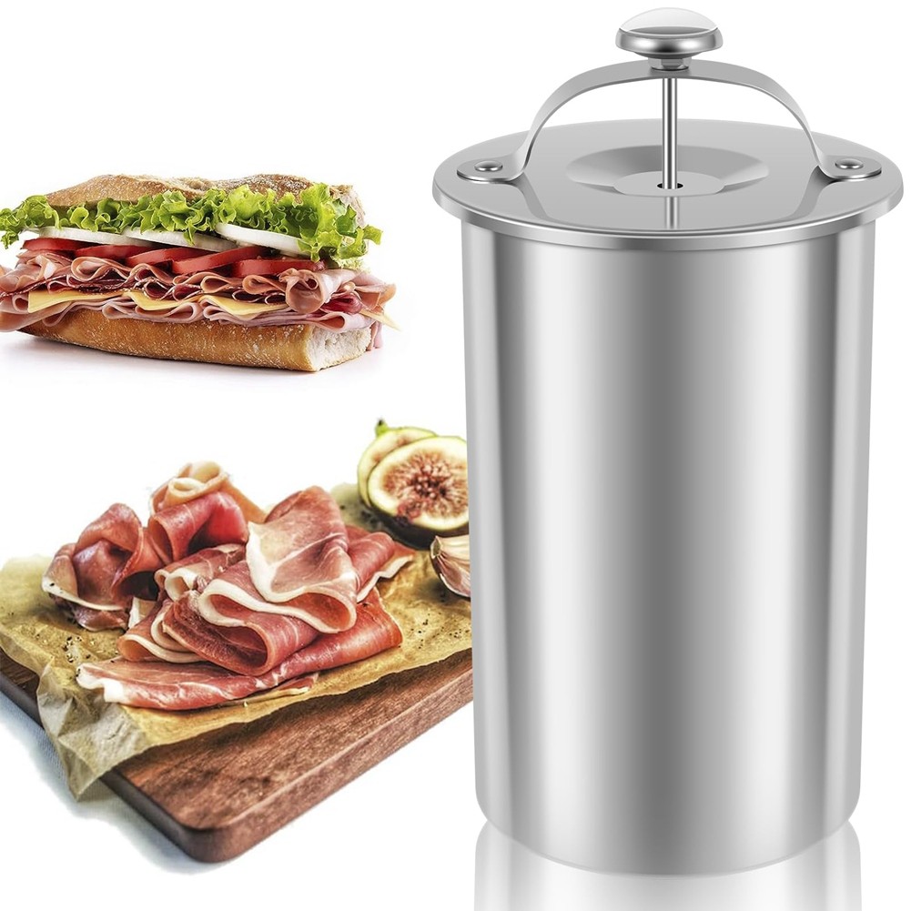 Meat Cooker 304Stainless Steel Ham Maker Multifunctional Round5301