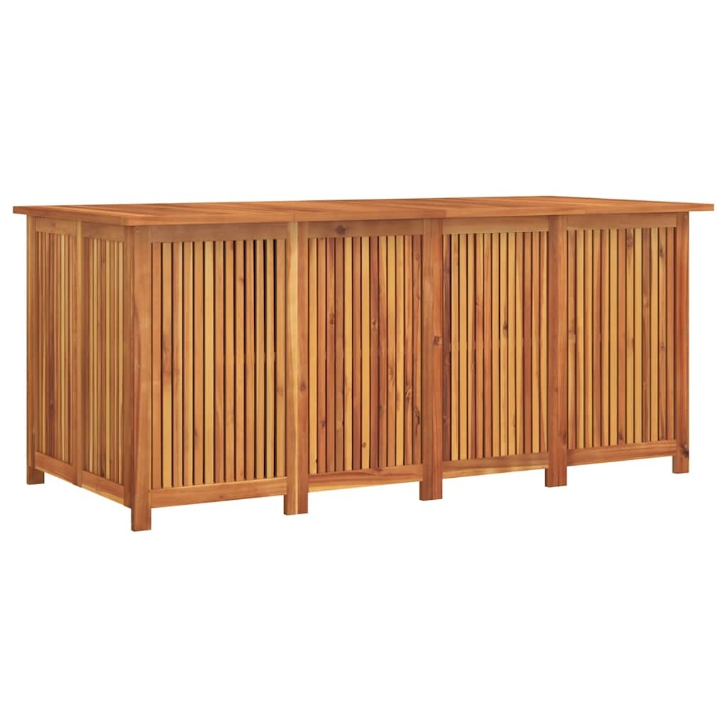 Garden Storage Box Outdoor Bench Blanket Solid Wood Acacia vidaXL