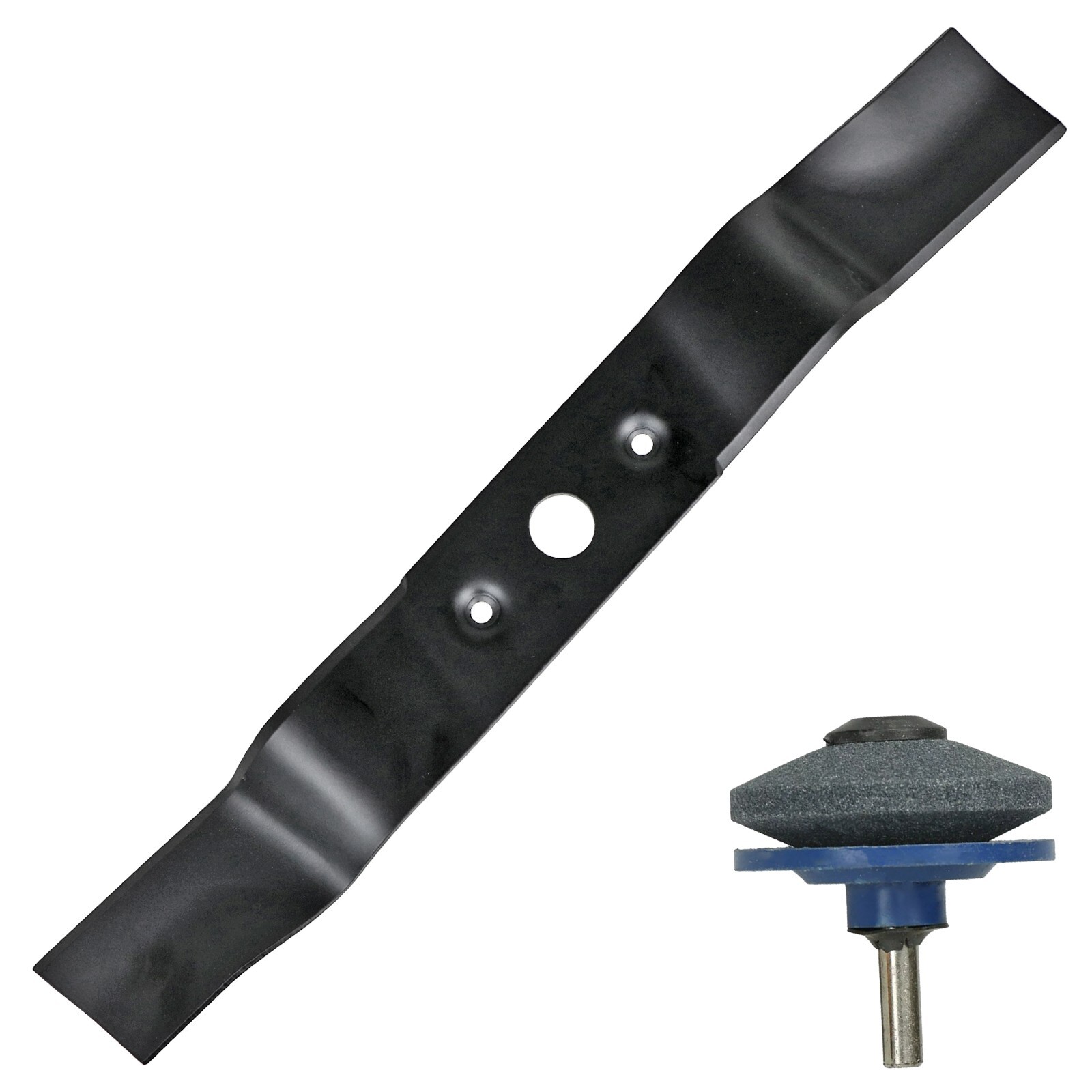 Blade for COBRA M40 M40C M41C DYM1651PF Lawnmower Grass Cutter 40cm + Sharpener