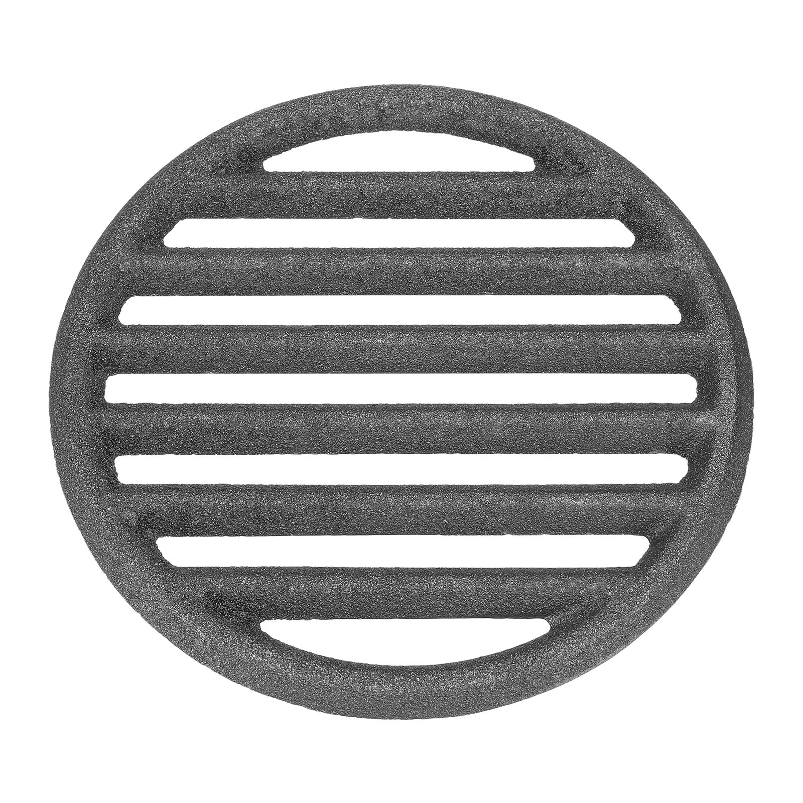 Cast Iron Bottom Fire Grate 6.3" OD Round BBQ High Heat Charcoal Plate