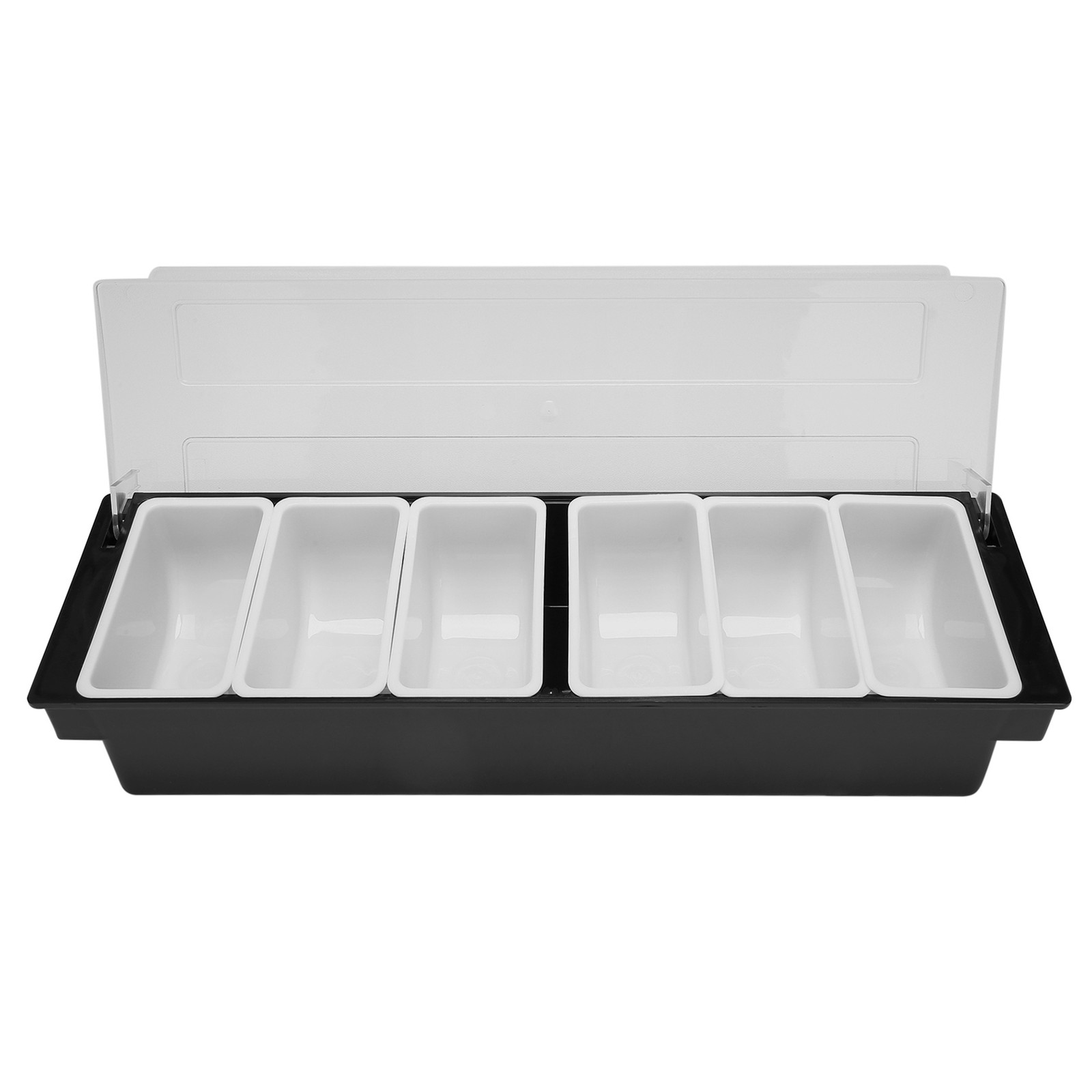 Ice Cooled Condiment Serving Container Chilled Garnish Tray Bar for Home1563