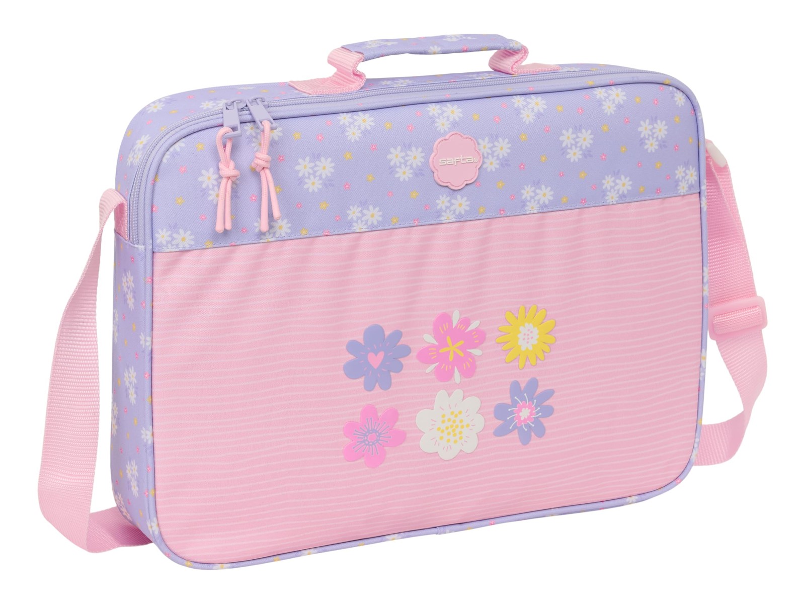 SAFTA BOUQUET – Extra School Wallet, Pencil Case, Shoulder Bag, Comfortable and