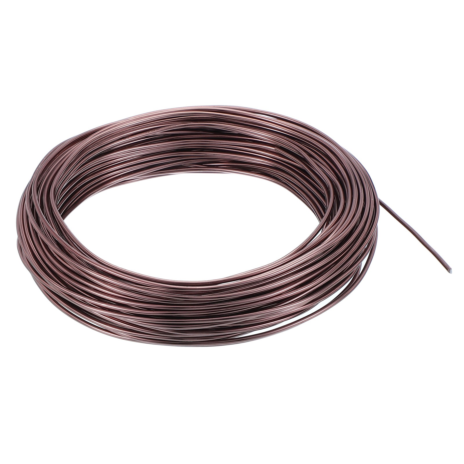 1Roll 2.5mm Bonsai Training Wire Anodized Aluminum Floral Stems Wire Brown